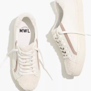 Madewell Sherpa Low top Sneakers